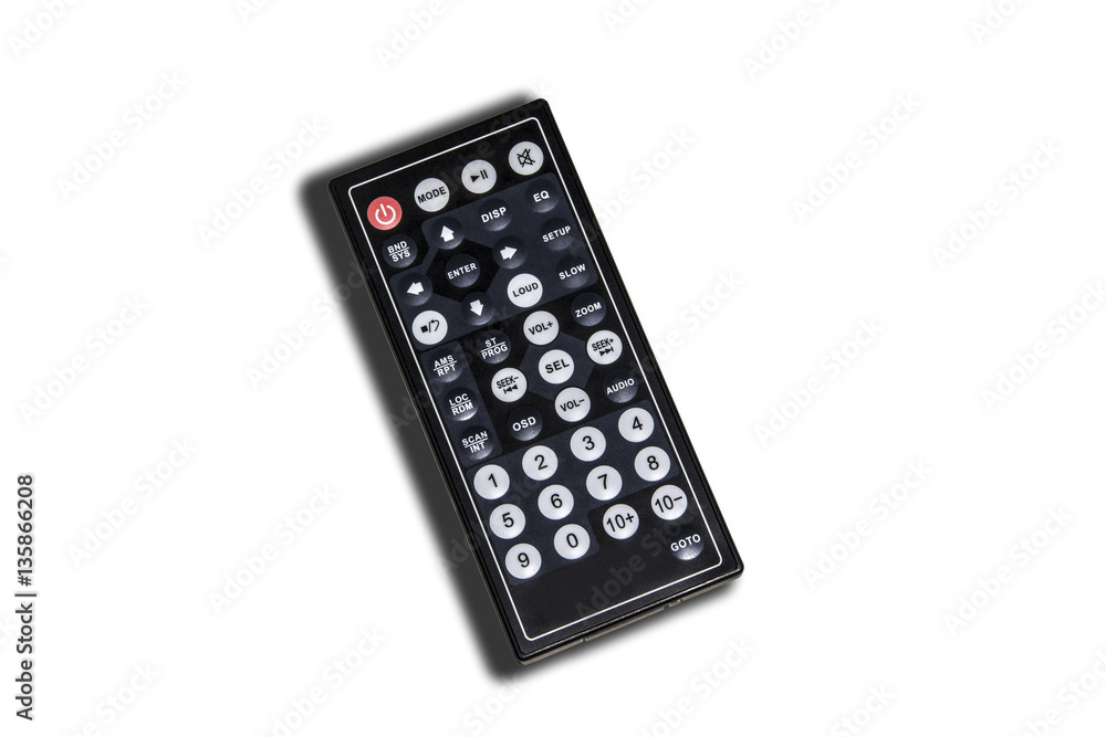 Remote control isolated on white background Remote control isolated on white background