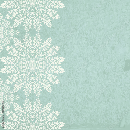 Mandala, abstract tibetan flower background
