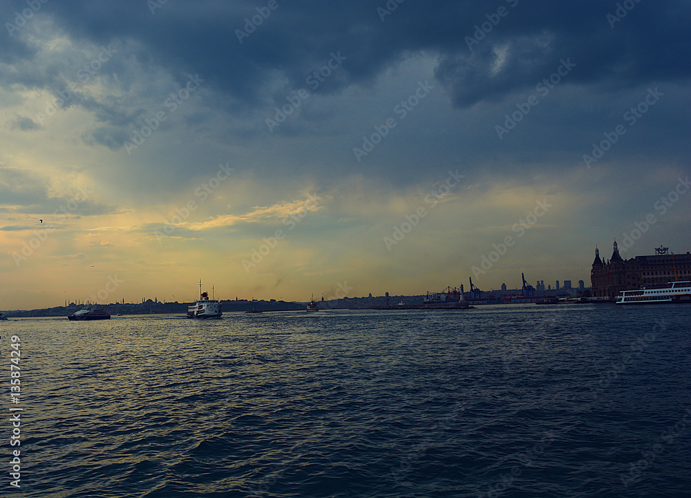 Istanbul throat sunset