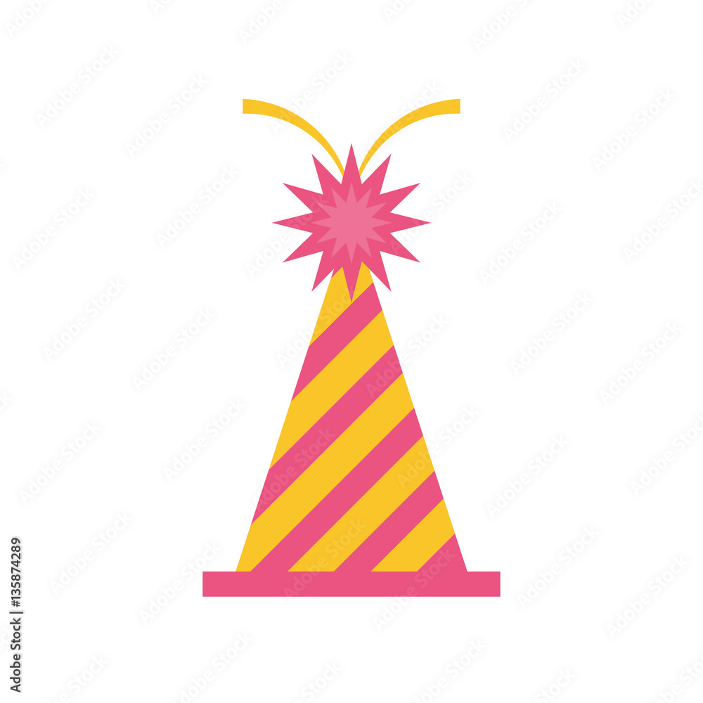 hat party icon image, vector illustration design hat party icon image, vector illustration design