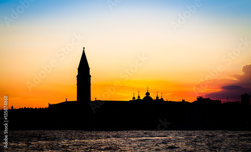 Sunset in Venice, Italy