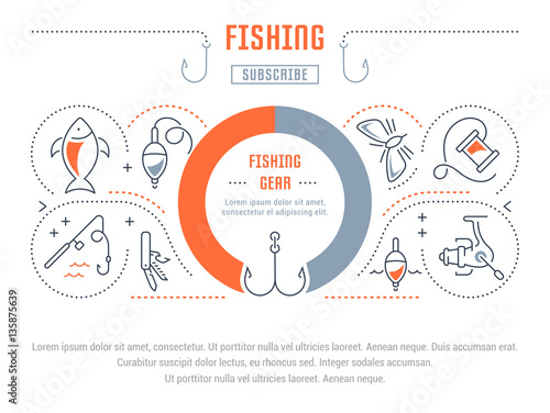 Website Banner and Landing Page Fishing