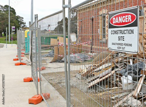 CLUNES, VICTORIA, AUSTRALIA - August 30, 2015: The Clunes railway station, reopened on December 3, 2011 as part of the Mildura service, is currently undergoing refurbishment