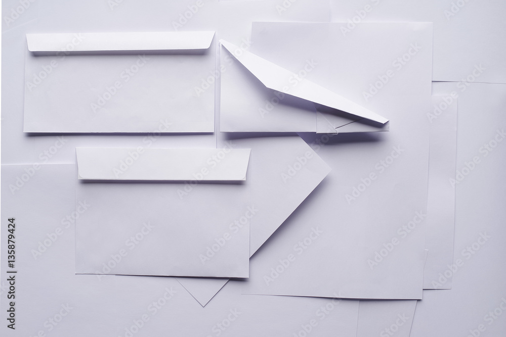 White paper objects White paper objects