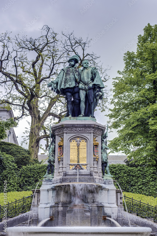 Obraz premium Petit Sablon Square in Brussels, Belgium