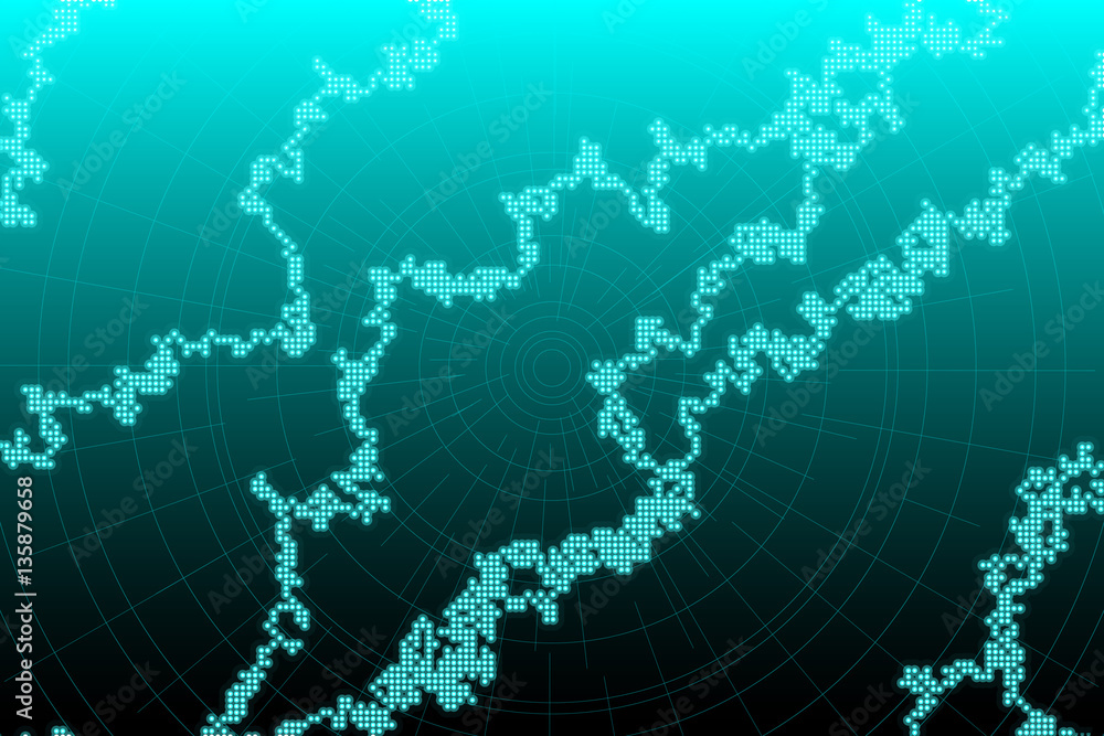 Futuristic dotted background - vector illustration Futuristic dotted background - vector illustration
