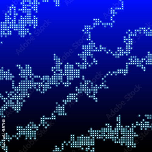 Futuristic dotted background - vector illustration 
