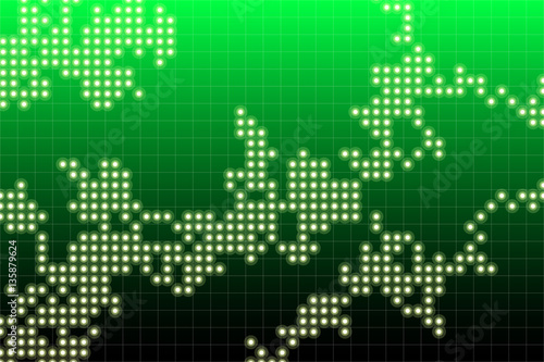 Futuristic dotted background - vector illustration 