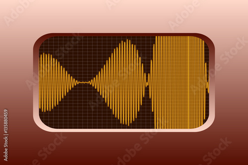 Sound Modulation  - vector illustration