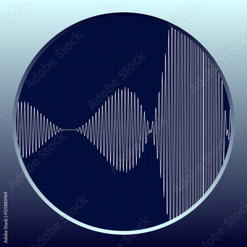 Sound Modulation  - vector illustration
