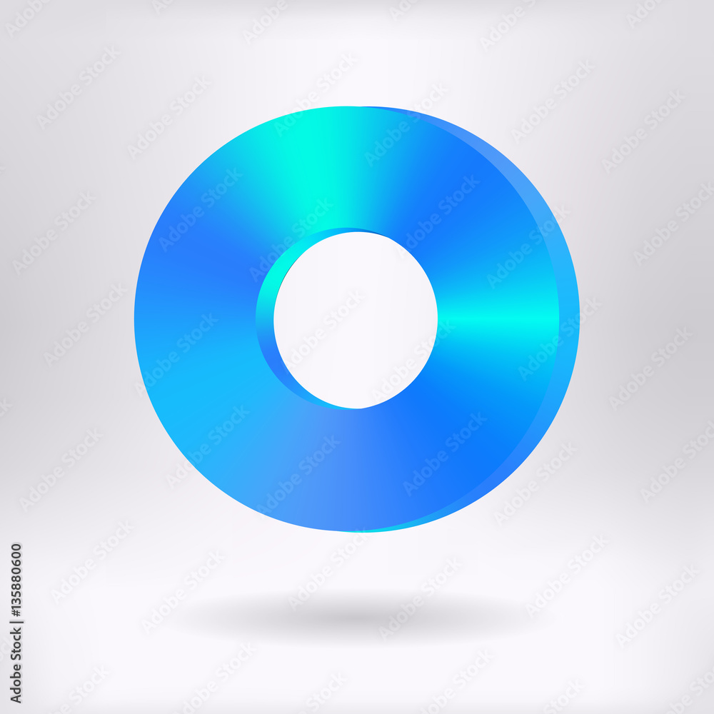 Brushed Metal Ring - vector illustration Brushed Metal Ring - vector illustration