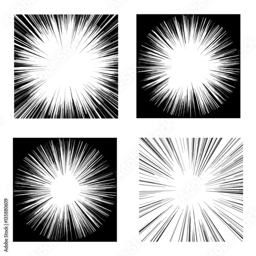 Firework Globes for Design Project - vector set