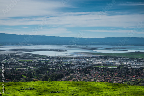 Silicon Valley panorama from Mission Peak Hill