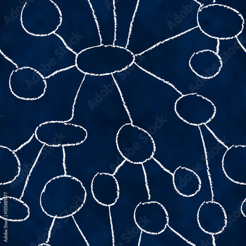 Continuous MLM structure pattern  - vector illustration 
