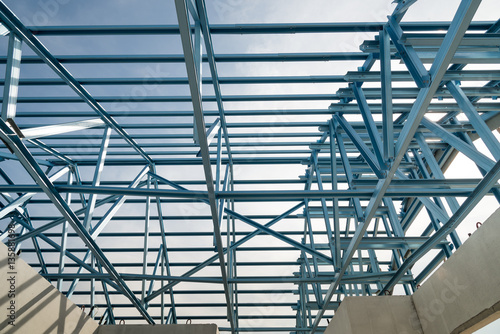 Wallpaper Mural Structure of steel roof. Torontodigital.ca