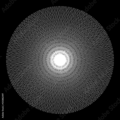 Sun Globe for Design Project - vector illustration 