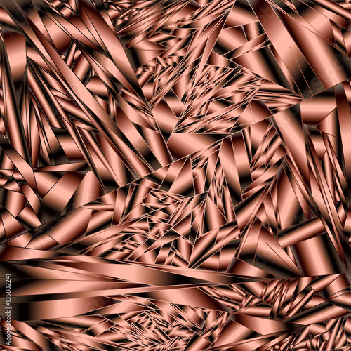 Shattered metal background - vector illustration