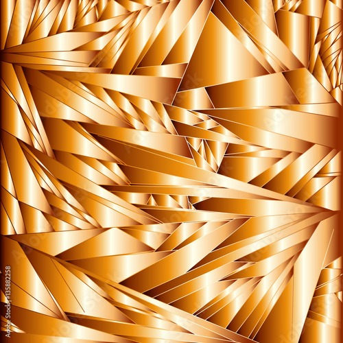 Shattered metal background - vector illustration