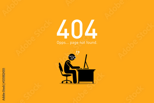 Website Error 404. Page Not Found.