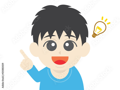 閃く男の子