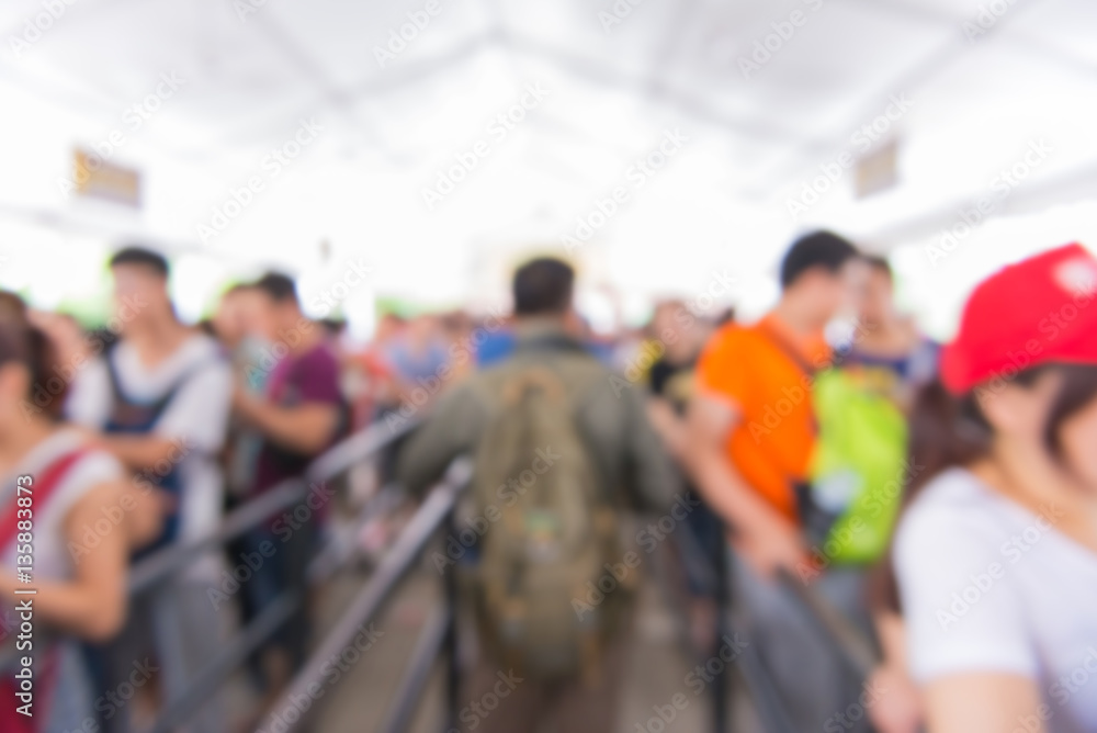 blur people at queue in front of exhibition gate, abstract blurr blur people at queue in front of exhibition gate, abstract blurr