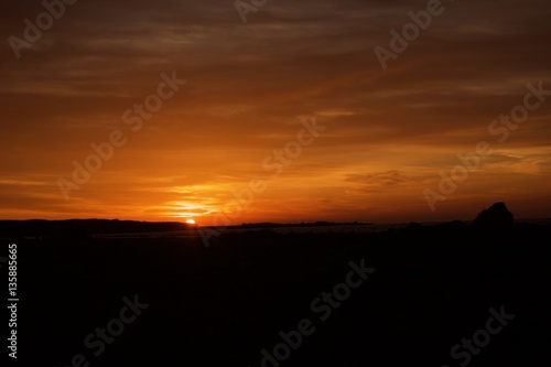 Wallpaper Mural beach and sea at sun rise, sunset  Torontodigital.ca