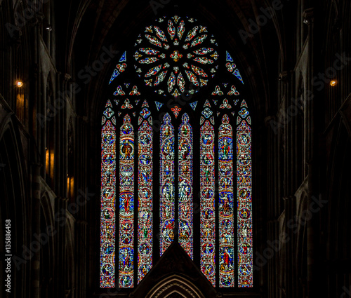 West Window in Worcester Cathedral