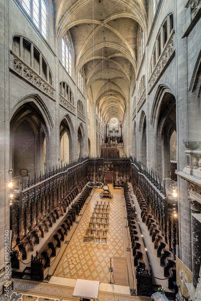Fototapeta premium Sainte Marie Church in Gers, Southern France.