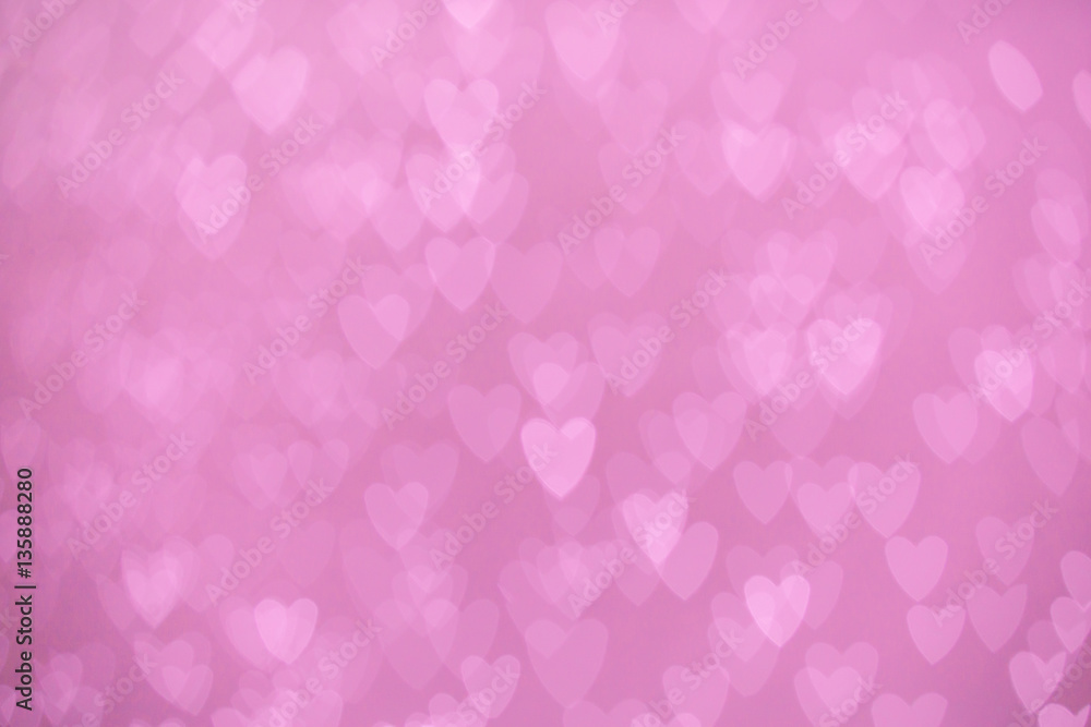defocused lights bokeh background of pink hearts defocused lights bokeh background of pink hearts