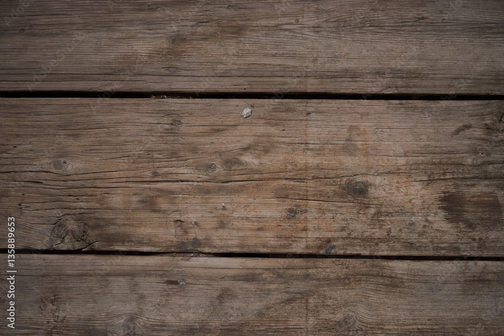 Wood Texture, Wooden Plank Grain Background,Close Up, Old Table or Floor, Brown Boards