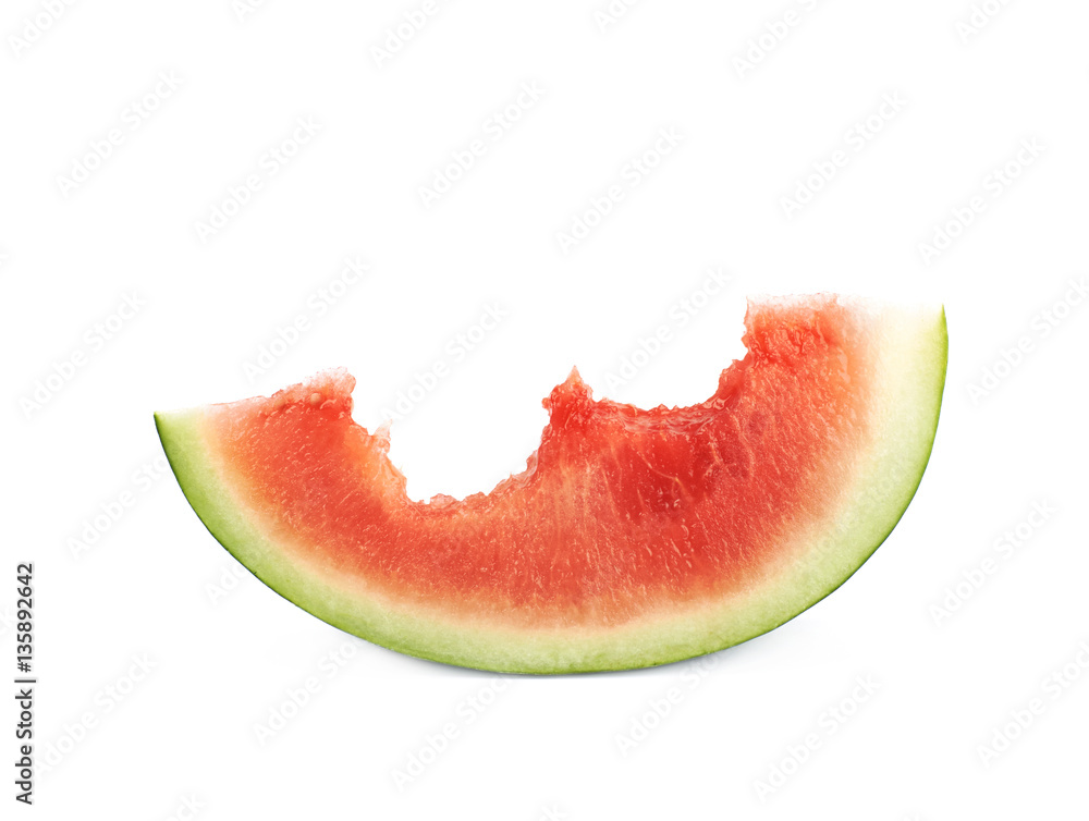 Slice of a watermelon isolated