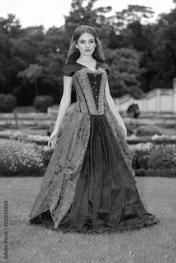 girl in a classic ball gown girl in a classic ball gown