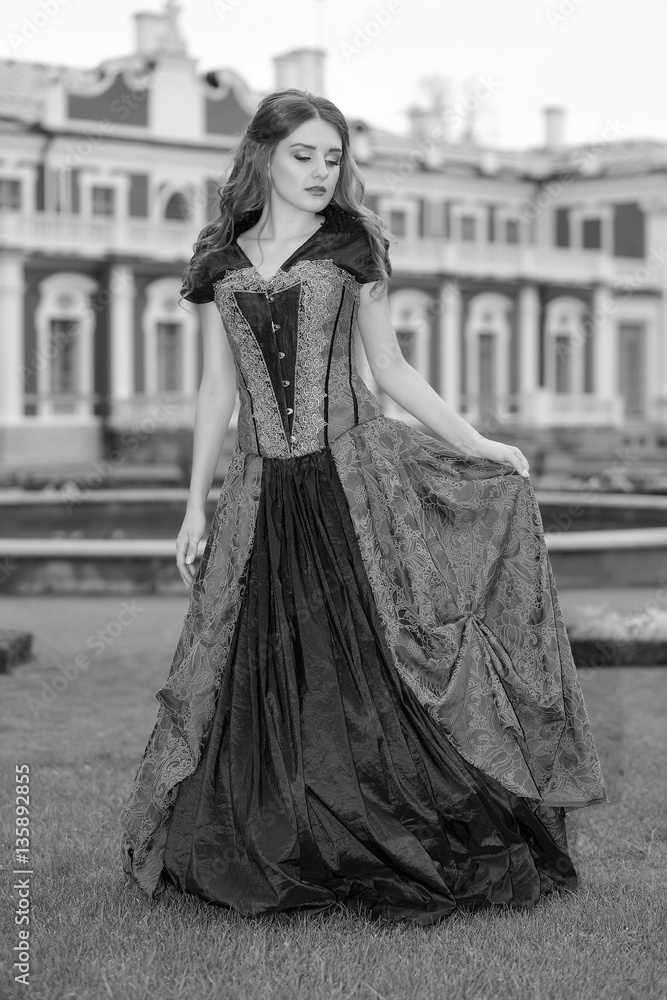 girl in a classic ball gown girl in a classic ball gown