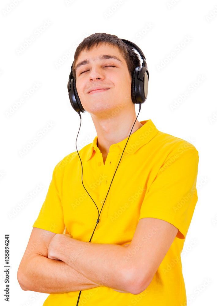 Young Man in Headphones