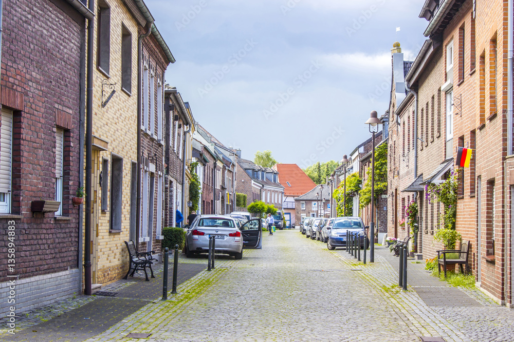 Obraz premium Street in Wachtendonk, Germany