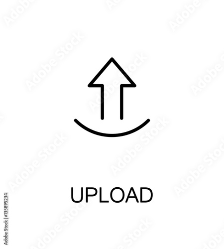 Free Download Upload flat icon - GFXLoad
