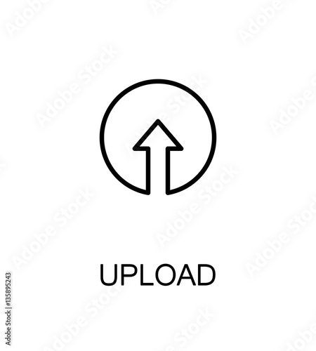 Free Download Upload flat icon - GFXLoad