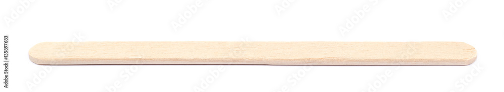 Medical test wooden stick isolated Medical test wooden stick isolated