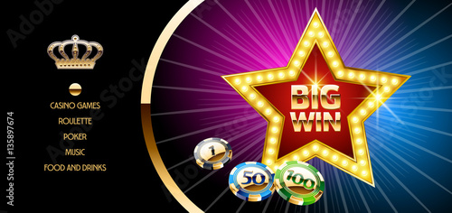 Vector vip ticket template for chic night event in casino