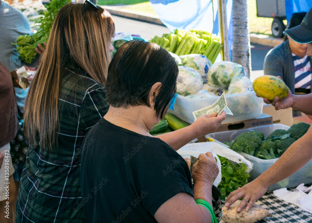 Obraz premium Hawaiian Farmers Market
