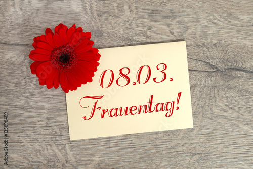 Am 08.03. ist Frauentag!