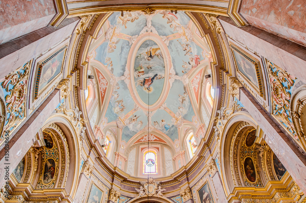 Obraz premium Carmelite Church in Mdina, Malta