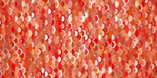 背景　鱗　模様（赤）