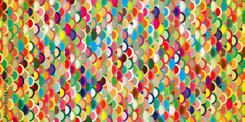 背景　鱗　模様（ポップアート）