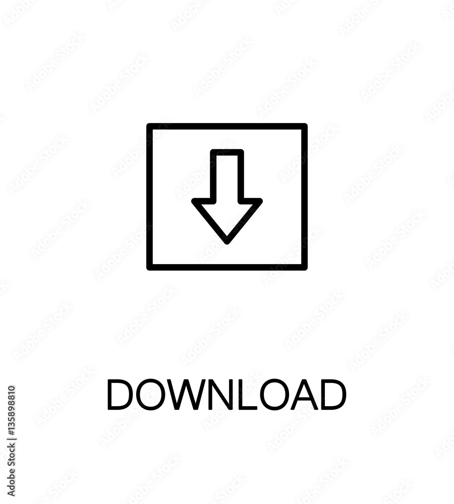 Download flat icon Download flat icon
