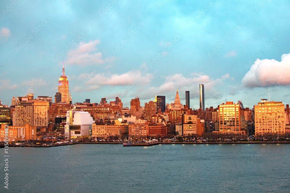 Fototapeta premium New York. NY. NYC. Skyline.