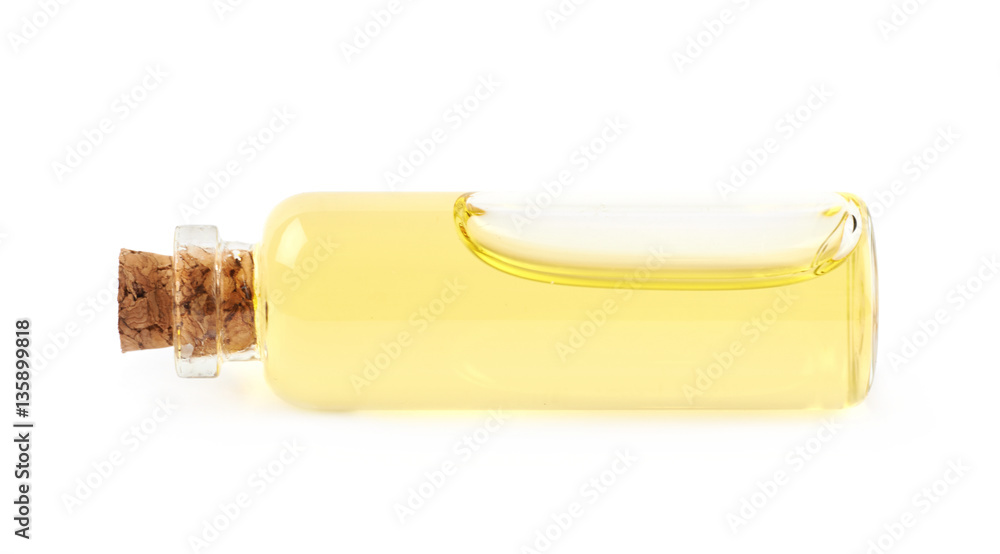 Vial filled with colored liquid Vial filled with colored liquid