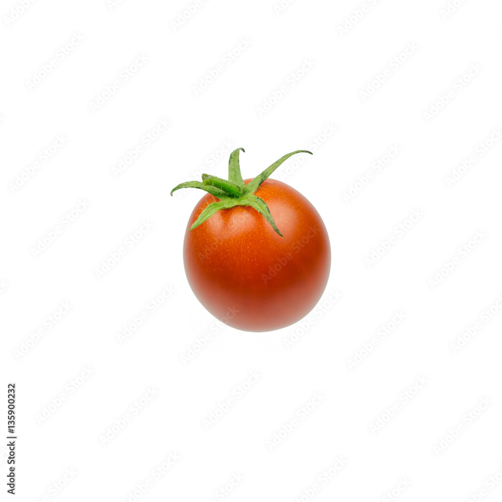 fresh cherry tomato isolated on white background fresh cherry tomato isolated on white background