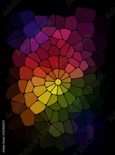 Vector stained glass background