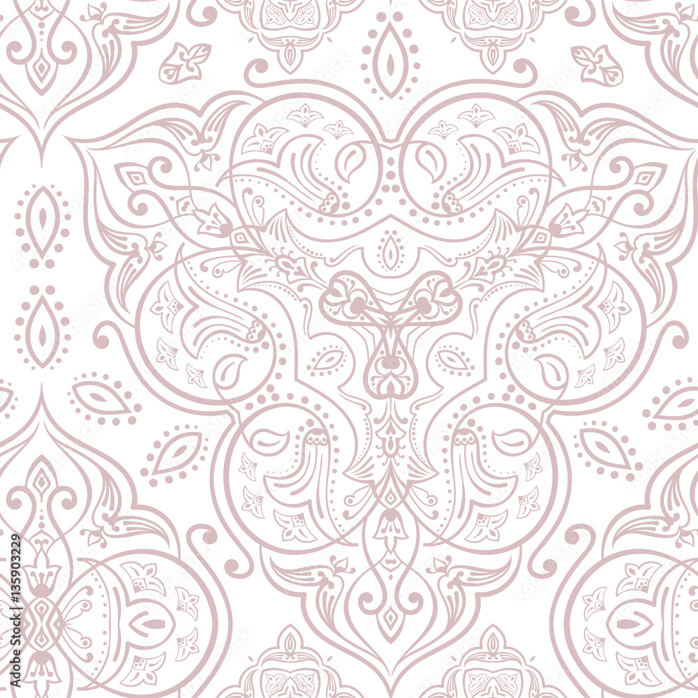 Fototapeta premium Hand drawn vector ethnic ornamental seamless pattern